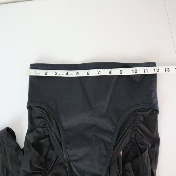 High-Waisted Black Cut-Out Pants - Picture 15 of 16